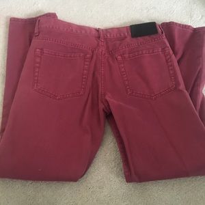 Good condition standard cloth red/maroon pants